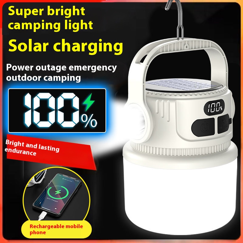 Solar Emergency Charger - LED Solar Lampe Licht Wiederaufladbare Tragbare
