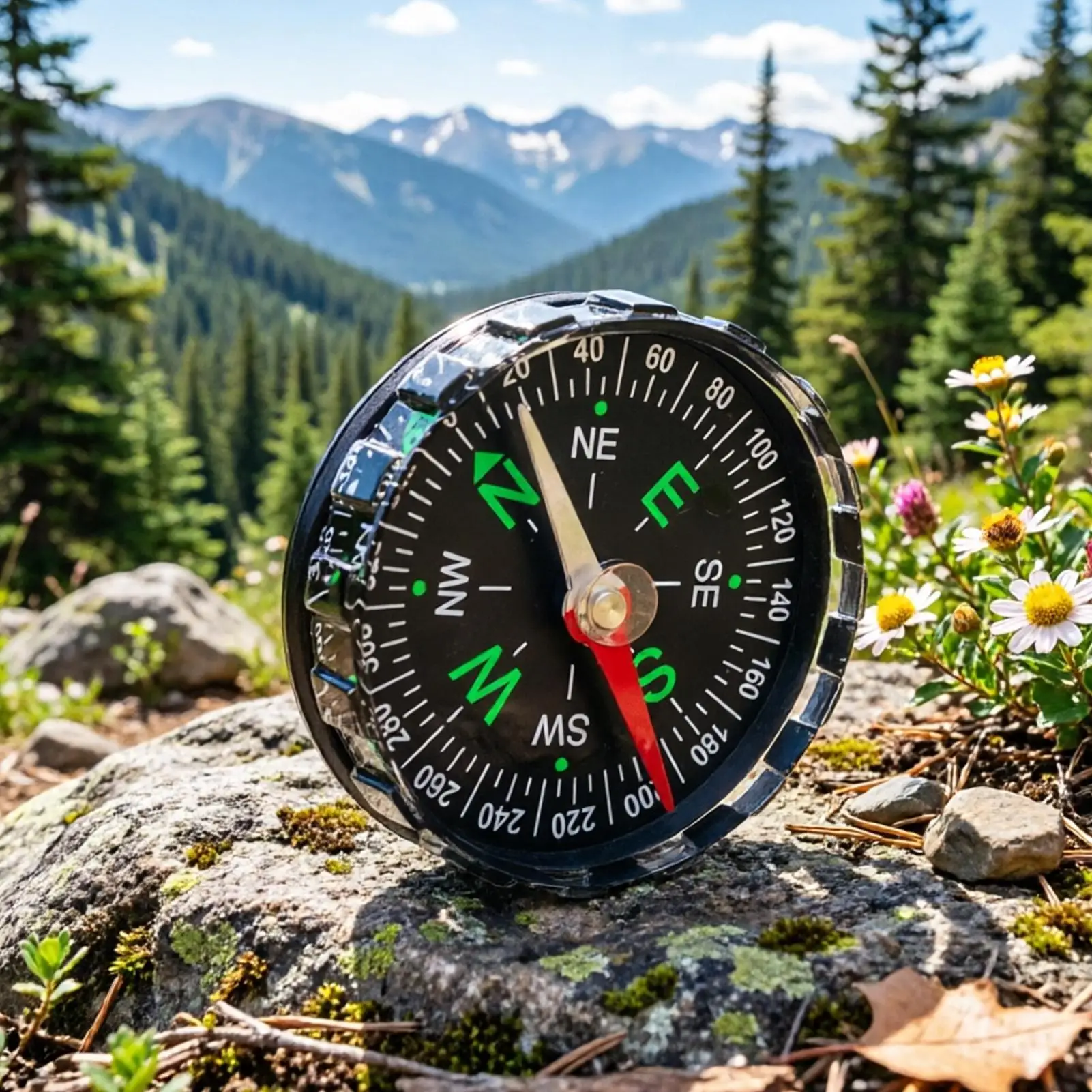 Tragbarer magnetischer Taschen – Compass Lensatic Bewertung und Preis