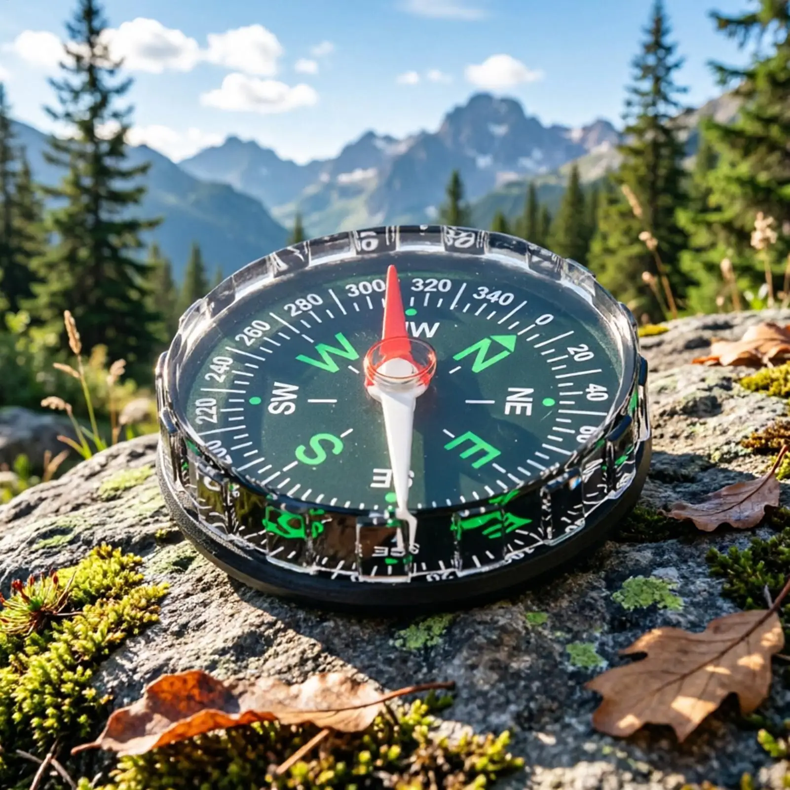 Tragbarer magnetischer Taschen – Compass Lensatic Bewertung und Preis